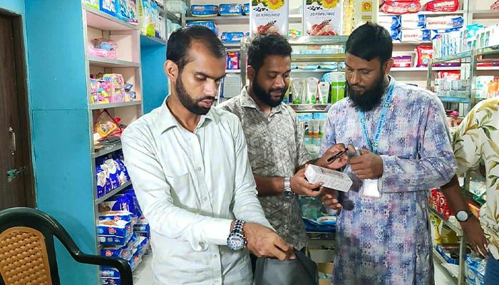 নকল ওষুধ বিক্রির অভিযোগে ৫ লাখ টাকা জরিমানা
