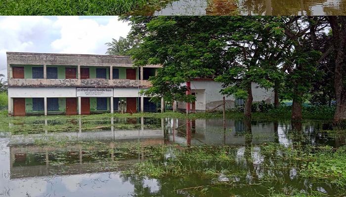 জলাবদ্ধতায় শতাধিক শিক্ষা প্রতিষ্ঠান বন্ধ