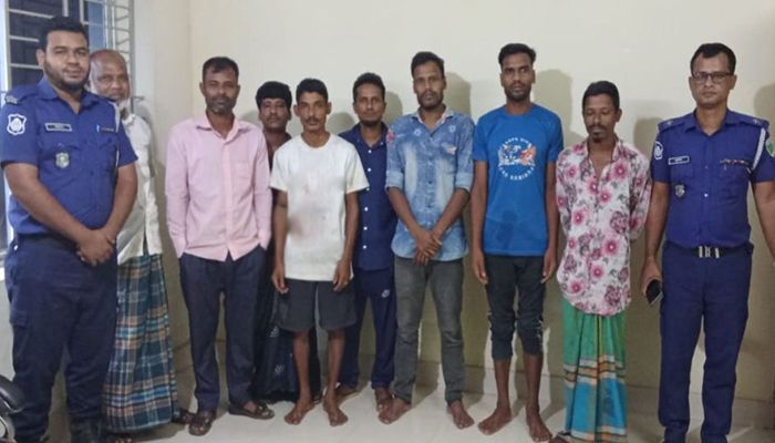 বড়লেখায় সাজাপ্রাপ্তসহ ৯ আসামি গ্রেপ্তার