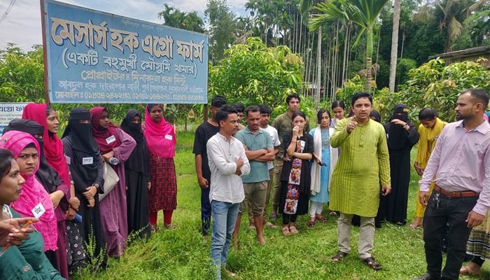 পরিত্যক্ত জমিতে সমন্বিত ফলের বাগান করে সফল দুই ভাই