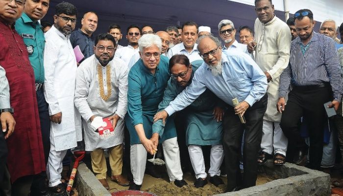 চট্টগ্রামের আউটার রিং রোডে জামে মসজিদের ভিত্তিপ্রস্তর স্থাপন 
