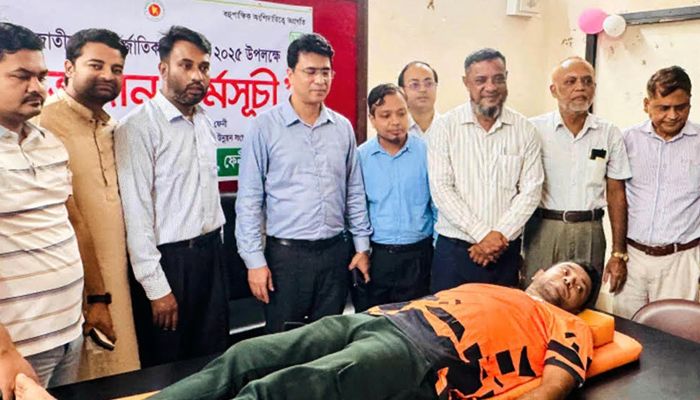 আন্তর্জাতিক যুব দিবসে ফেনীতে রক্তদান কর্মসূচি