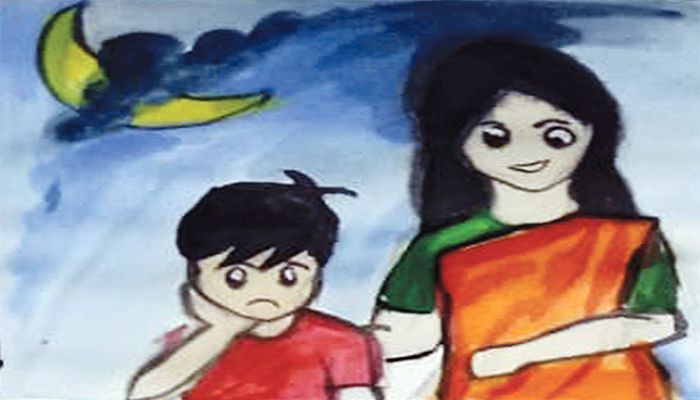 চাঁদের হাসি মায়ের হাসি 