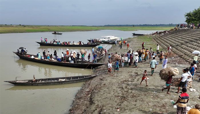 জামালপুরের বাজারে নতুন পাট