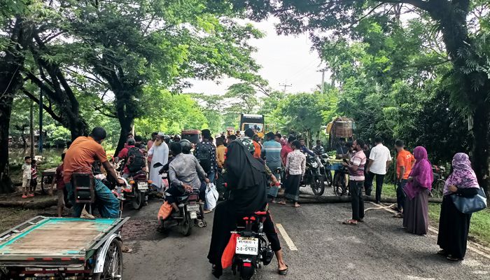 রামপালে চলছে সর্বাত্মক অবরোধ, জেলাজুড়ে অচলাবস্থা
