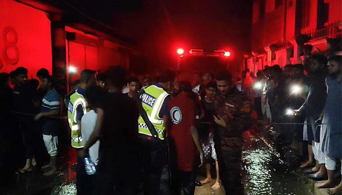 ভৈরবে ভয়াবহ অগ্নিকাণ্ডে দুটি পাদুকা ফ্যাক্টরি ভস্মীভূত