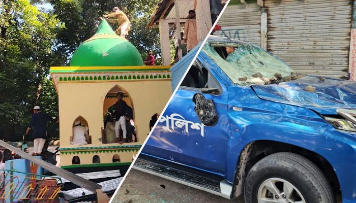 নুরাল পাগলার দরবারে পুলিশের ওপর হামলা, মামলার আসামি ৩৫০০