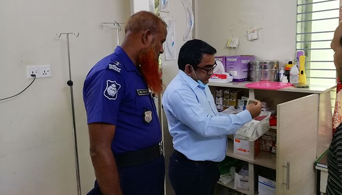 চুয়াডাঙ্গায় ক্লিনিক-ডায়ানষ্টিক সেন্টারে অভিযান 