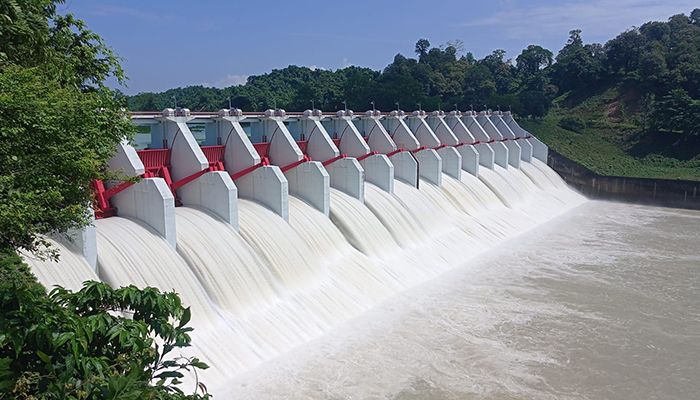 ফের খুলে দেওয়া হলো কাপ্তাই বাঁধের জলকপাট