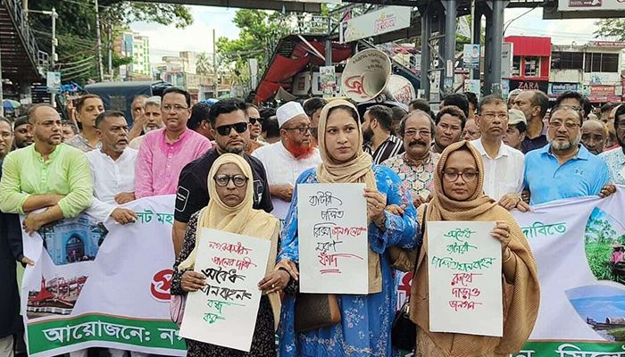 ব্যাটারিচালিত রিকশা বন্ধের দাবিতে মেয়র আরিফুলের গণ-পদযাত্রা