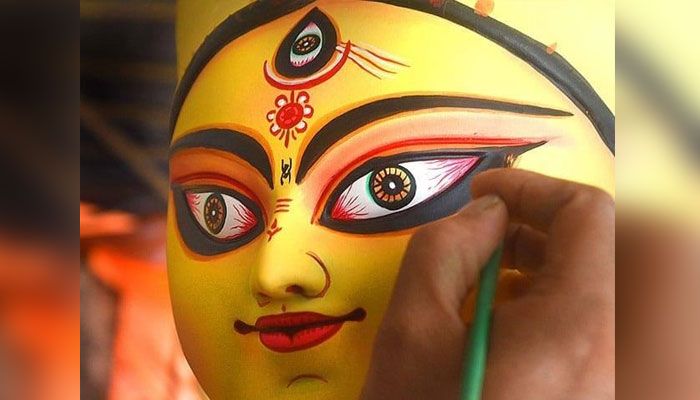 জগজ্জননীকে বরণে প্রস্তুত সনাতন ধর্মাবলম্বীরা