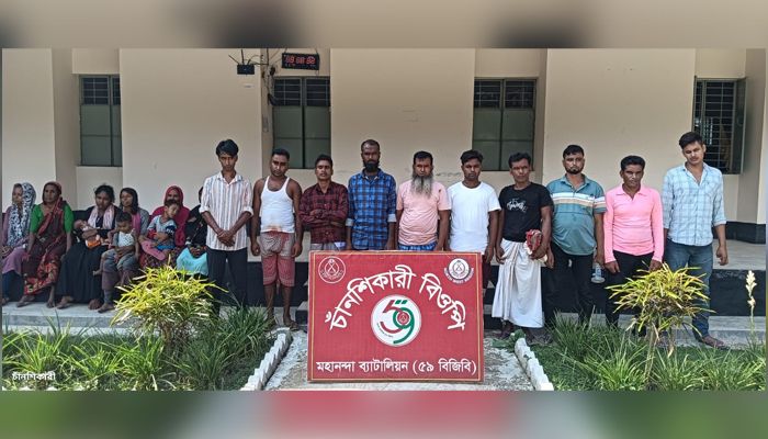 নারী ও শিশুসহ ১৯ জনকে পুশইন 