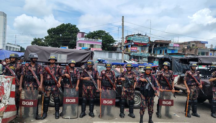 ভাঙ্গায় পরিস্থিতি স্বাভাবিক, যৌথবাহিনীর টহল জোরদার