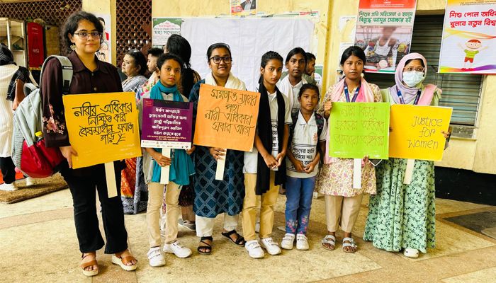 শিশুদের প্রতি সহিংসতা প্রতিরোধে লিডোর চিত্র প্রদর্শনী
