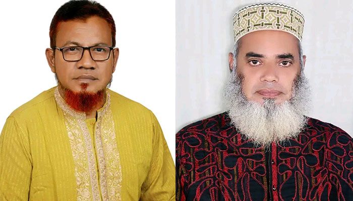 ব্যবসায়ী সমিতির সভাপতি নাদিম আহমদ ও সাধারণ সম্পাদক সাজ্জাদ হোসেন বাচ্চু--প্রবা ফটো