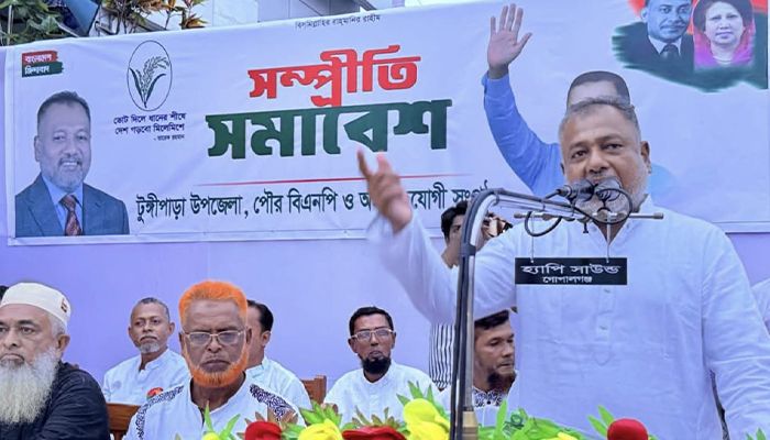 আ.লীগ না‌ থাকলেও টুঙ্গিপাড়া-কোটালীপাড়ার মানুষ বঞ্চিত হবে না : এসএম জিলানী