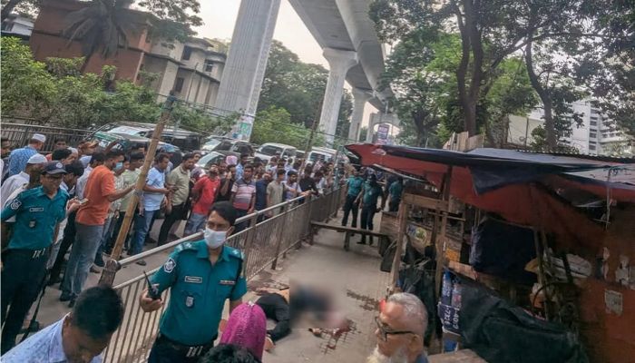 ফার্মগেটে মেট্রোরেলের বিয়ারিং প্যাড পড়ে পথচারীর মৃত্যু