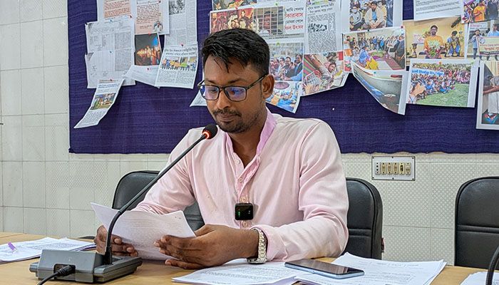 ন্যায্যতার লড়াইয়ে খুবি শিক্ষার্থী নোমান 