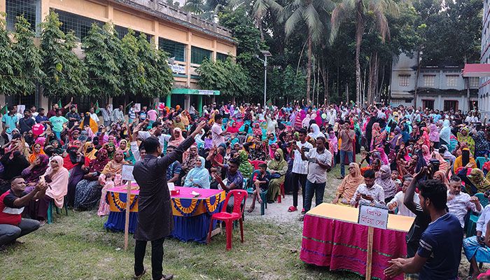 শ্যামনগরে বিএনপির ৩১ দফা বাস্তবায়নে নারী সমাবেশ 