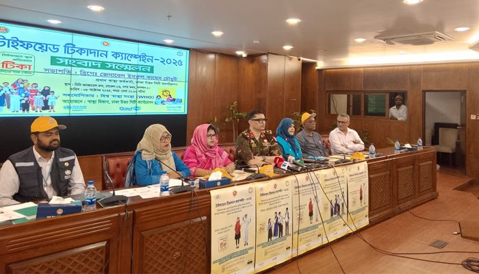 ডিএনসিসির ১০ অঞ্চলে টাইফয়েড টিকা ক্যাম্পেইন শুরু ১২ অক্টোবর