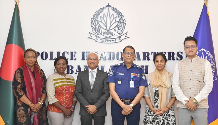 আইজিপির সঙ্গে কমনওয়েলথ প্রতিনিধিদলের সাক্ষাৎ