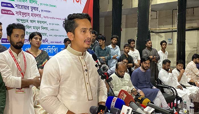 নির্বাচনে সবচয়ে গুরুত্বপূর্ণ দল হয়ে উঠবে এনসিপি : সারজিস আলম