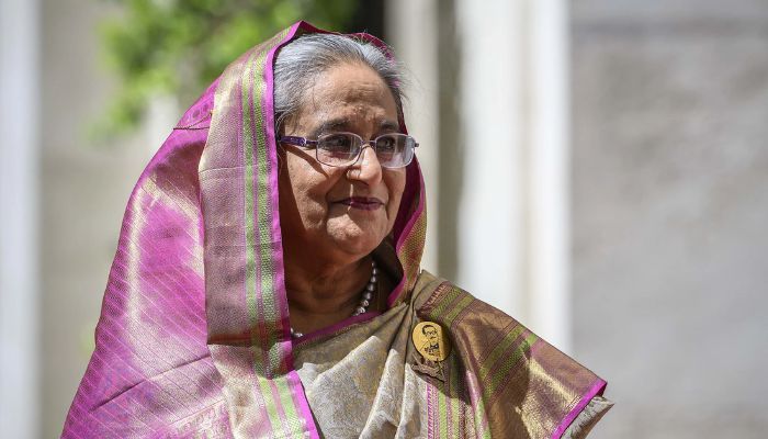 সাবেক প্রধানমন্ত্রী শেখ হাসিনা। 