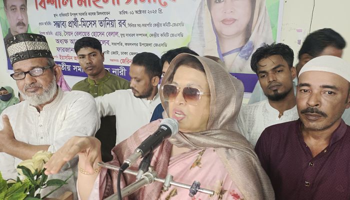 নারীর অংশগ্রহণ ছাড়া রাষ্ট্র কখনোই এগোতে পারবে না: তানিয়া রব