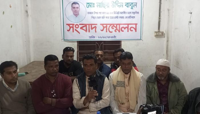 শ্রমিক দল নেতা বাবুলকে লক্ষ্য করে গুলি-  সম্মেলন