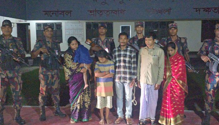 সীমান্তে মানব পাচারচক্রের ভারতীয়সহ ৬ জন গ্রেপ্তার