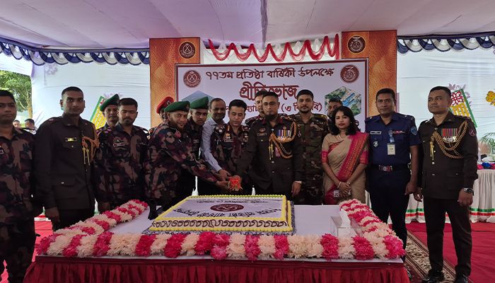 পানছড়ি-৩ বিজিবি ব্যাটালিয়নের ৭৭তম প্রতিষ্ঠাবার্ষিকী 