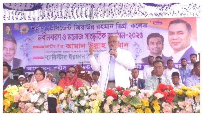নির্বাচনে বাঁধা দেওয়ার ক্ষমতা কারও নাই: আমান উল্লাহ আমান
