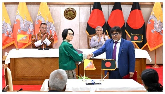 বাংলাদেশ ও ভুটানের মধ্যে ২ সমঝোতা স্মারক সই