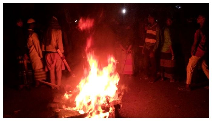 নোয়াখালীতে মনোনয়ন পরিবর্তনের দাবিতে মশাল মিছিল ও  সড়ক অবরোধ