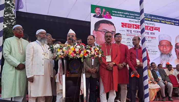 বৈষম্যহীন দেশ গড়তে ঐক্যবদ্ধভাবে কাজ করতে হবে : গয়েশ্বর