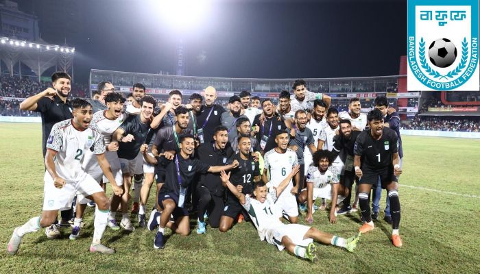 ফিফা র‍্যাঙ্কিংয়ে বাংলাদেশের তিন ধাপ উন্নতি