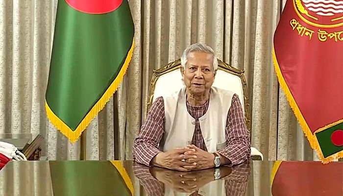 আগামীকাল জাতির উদ্দেশে ভাষণ দেবেন প্রধান উপদেষ্টা