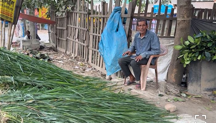 ঘাস-পাতা বিক্রি করে সংসার চলে ২৩ বছর বেতন না পাওয়া শিক্ষকের