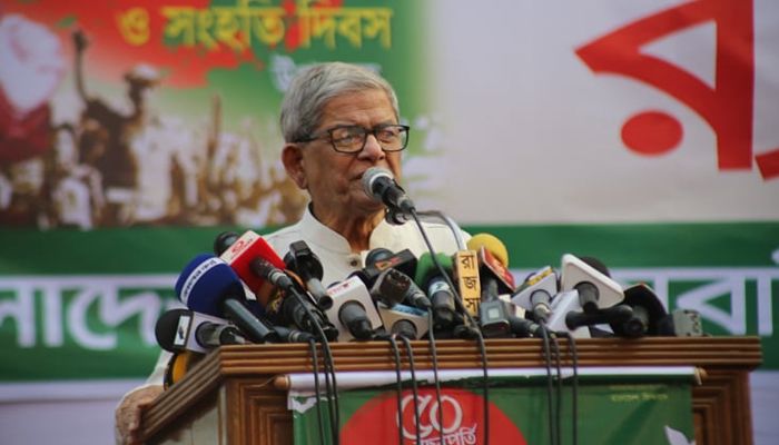 জামায়াতের গণভোটের দাবি নির্বাচন বানচালের ষড়যন্ত্র : মির্জা ফখরুল