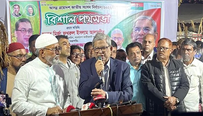 একটি দল দেশে বিশৃঙ্খলা সৃষ্টির চেষ্টা করছে : মির্জা ফখরুল
