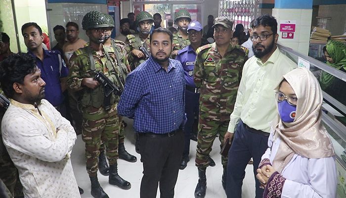 নওগাঁয় বিচার বিভাগের সামারি ট্রায়াল, ডায়াগনস্টিক সেন্টারকে জরিমানা