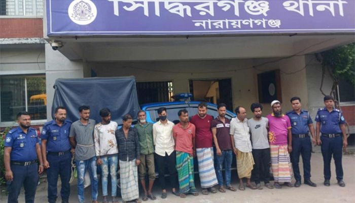 নারায়ণগঞ্জে আ.লীগের চার কর্মীসহ গ্রেপ্তার ১৫