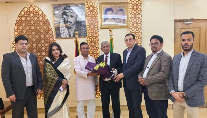 ফিলিস্তিন রাষ্ট্রদূতের নৈশভোজে অংশ নিলেন বিএনপি নেতারা