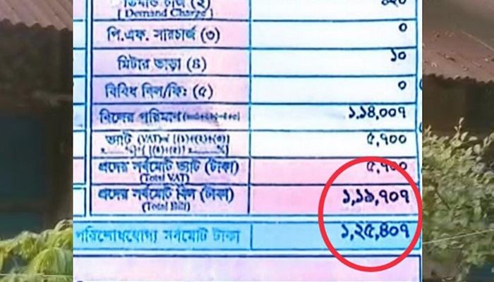 পরিত্যক্ত ঘরের লাখ টাকা বিদ্যুৎ বিল এখন ৬৫ টাকা