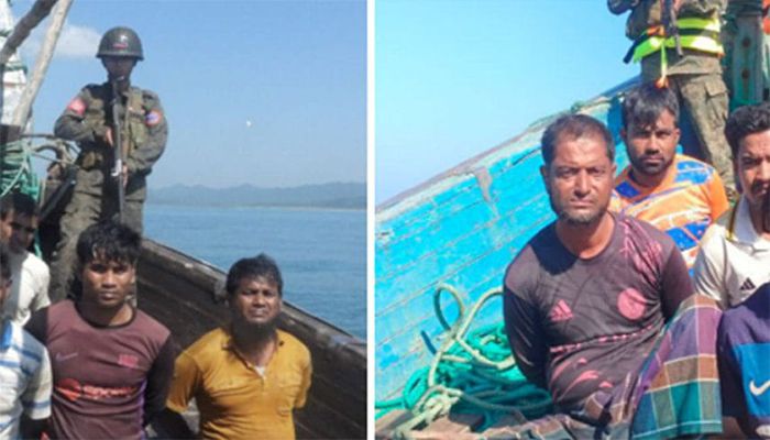 ট্রলারসহ ১৩ জেলেকে ধরে নিয়ে গেছে আরাকান আর্মি