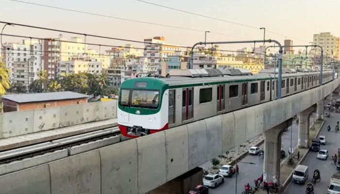 মেট্রোরেল। ছবি : সংগৃহীত