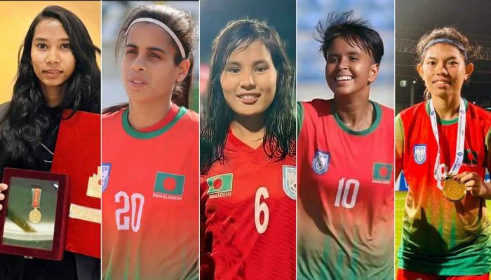 জাতীয় নারী দলের যে পাঁচ ফুটবলার ফরাশগঞ্জে 