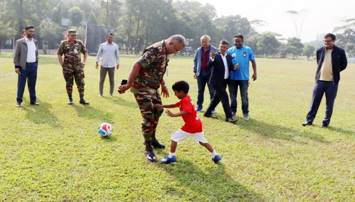 বাংলাদেশের মেসি খ্যাত ফুটবলার সোহান বিকেএসপিতে