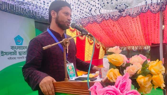 জুলাই আদর্শিক জাগরণের প্রতীক : জাহিদুল ইসলাম
