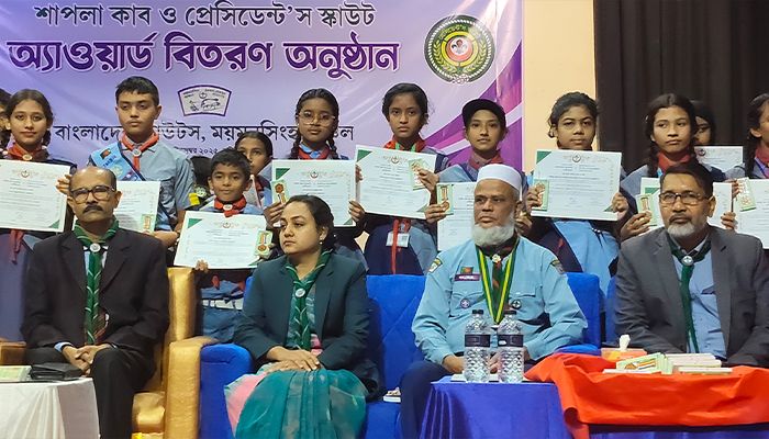 ৭১ জন পেলেন শাপলা কাব ও রাষ্ট্রপতি অ্যাওয়ার্ড